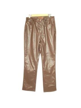 Judy Blue Faux Brown Leather Jeans Size 13/32